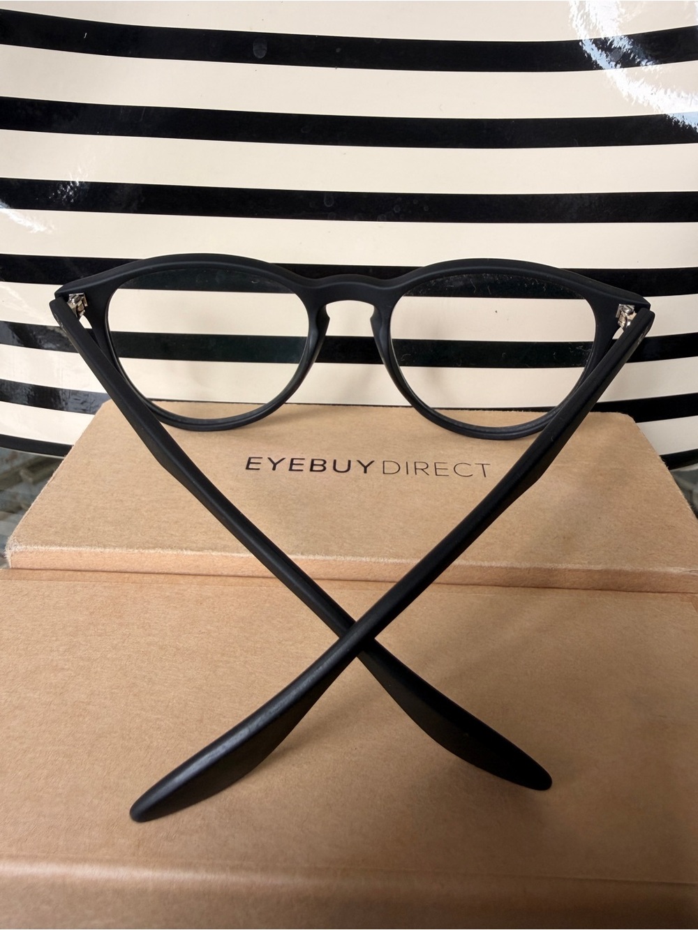 🆕 👓 Ray-Ban Erika Optics RB7046 Matte Black Phantos Glasses Frame NIB Unisex - Picture 2 of 13